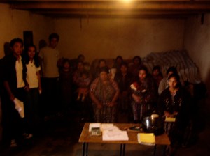 Students and Grameen bank micro-finance group