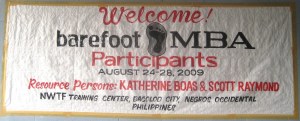 Philippines welcome banner